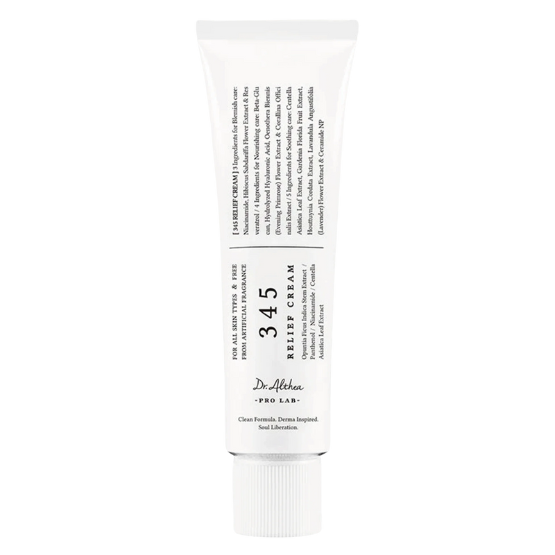 345 Relief Cream de Dr.Althea Pro Lab, tubo de 50 ml
